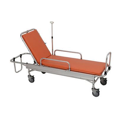 kwaliteit  Orange Automatic Loading Stretcher Wheel Stretcher Hospital Safety Standard fabriek