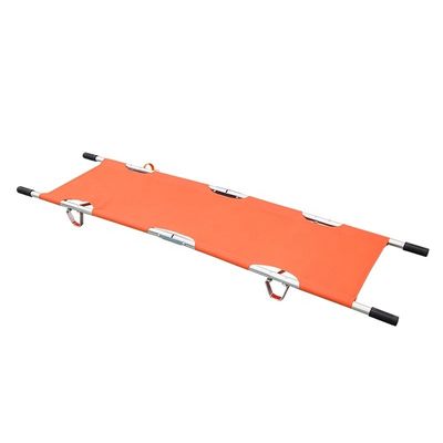 Aanpasbare functionaliteit Viervoudig aluminium legem stretcher voor ziekenhuis