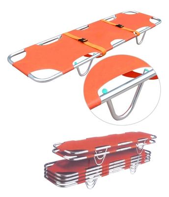 Opstapelbare massa-incidenten-stretcher Oranje opvouwbare stretcher voor de ambulance