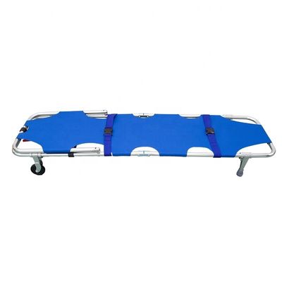 Aluminium legering lichtgewicht vouwbare stretcher CE-standaard vouwbare medische stretcher