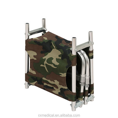 Oranje Aluminium Legering Klappbare Stretcher Klappbare Ambulance Drager 1 Jaar Houdbaarheid