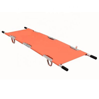 Patiëntoverdracht vouwbaar doek stretcher met CE goedgekeurde aluminium legering