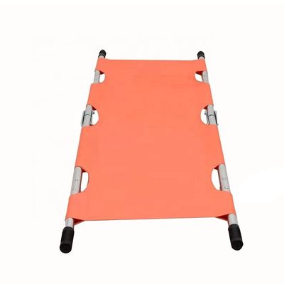 Patiëntoverdracht vouwbaar doek stretcher met CE goedgekeurde aluminium legering