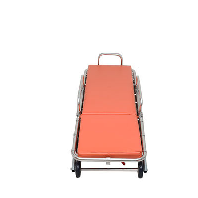 Gepersonaliseerde ambulance opvouwbare brancard met wielen ambulance bed brancard