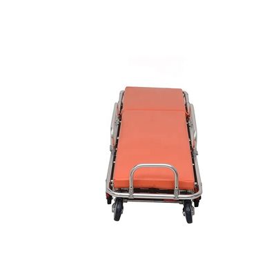 Klasse I verstelbare brancard Oranje auto-laadbare brancard met IV-pool
