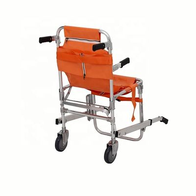 Oranje trappenklimmatie handwiel rolstoel met ligband model voor patiënt