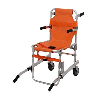 Oranje trappenklimmatie handwiel rolstoel met ligband model voor patiënt