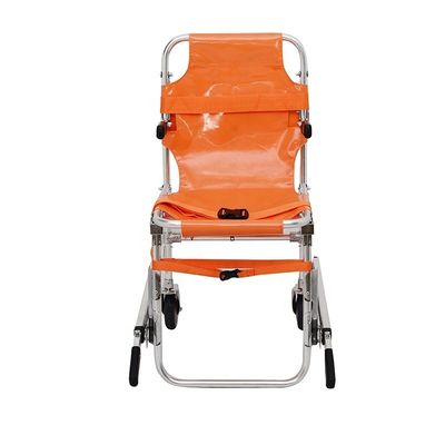 Oranje trappenklimmatie handwiel rolstoel met ligband model voor patiënt