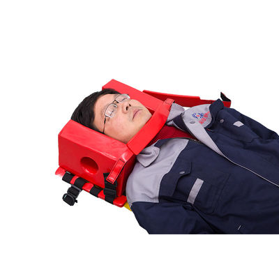 Noodredding Rood NBR hoofd immobilisator voor Stretcher Duurzaam Apparaat