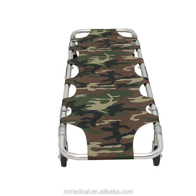 Bed met camouflage vouwbare rekken CE noodvouwbare reddingsrekken