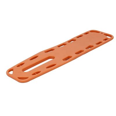 Oranje HDPE Plastic Spine Board Stretcher met CE-certificering en 1 jaar houdbaarheid
