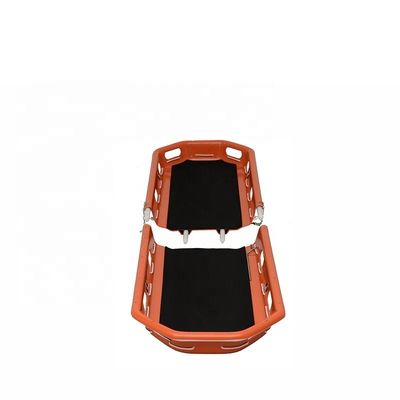 Oranje Rescue Basket Stretcher Eerste Hulp Folding Stokes Basket OEM