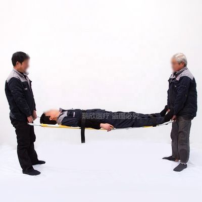 Aluminium legering scoop stretcher voor het verzenden van breuk gewonden onder medische behandeling