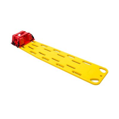 OEM waterdichte volwassenen scoop stretcher met hoofd immobilisator voor eerste hulp