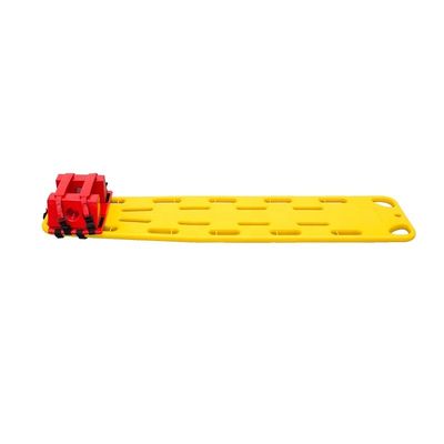 OEM waterdichte volwassenen scoop stretcher met hoofd immobilisator voor eerste hulp