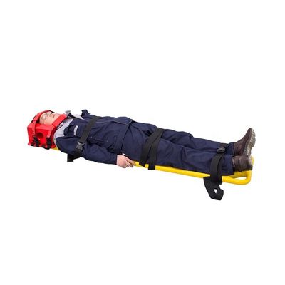OEM waterdichte volwassenen scoop stretcher met hoofd immobilisator voor eerste hulp
